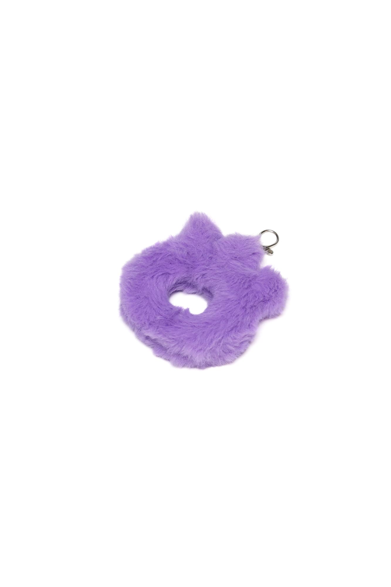 Меховая лапка-брелок